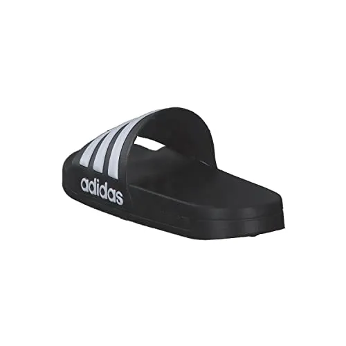 Adidas mens ADILETTE SHOWER CBLACK/FTWWHT/CBLACK Slipper - 4 UK (GZ5922)