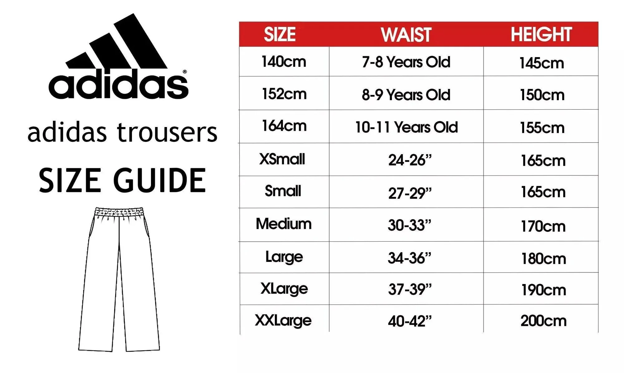 adidas Tracksuit Bottoms Adults & Kids Zip Pockets