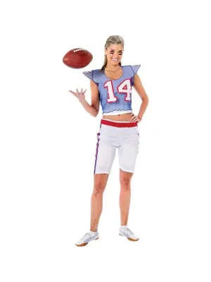 Adult Womens Football Player Costume