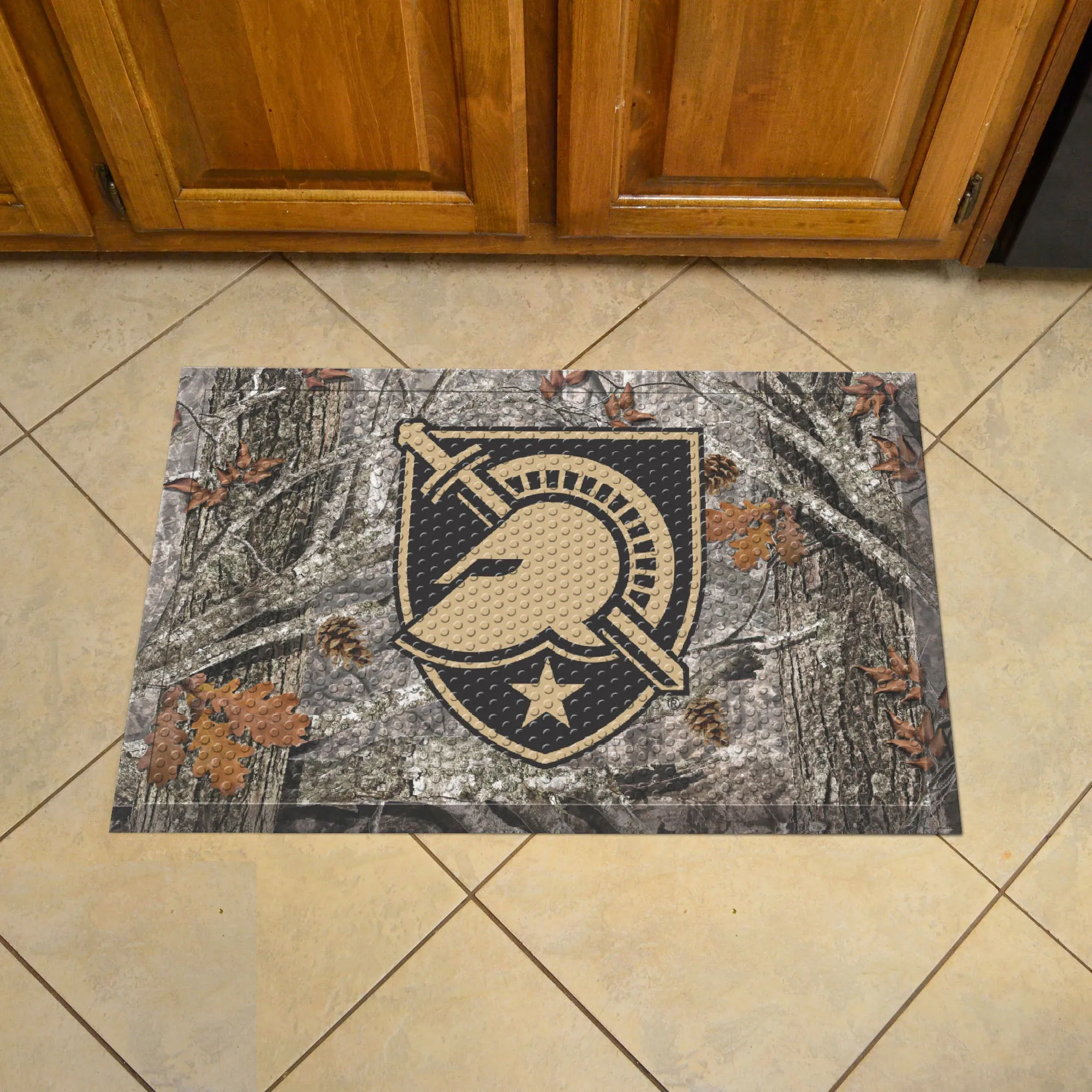 Army West Point Black Knights Rubber Scraper Door Mat Camo