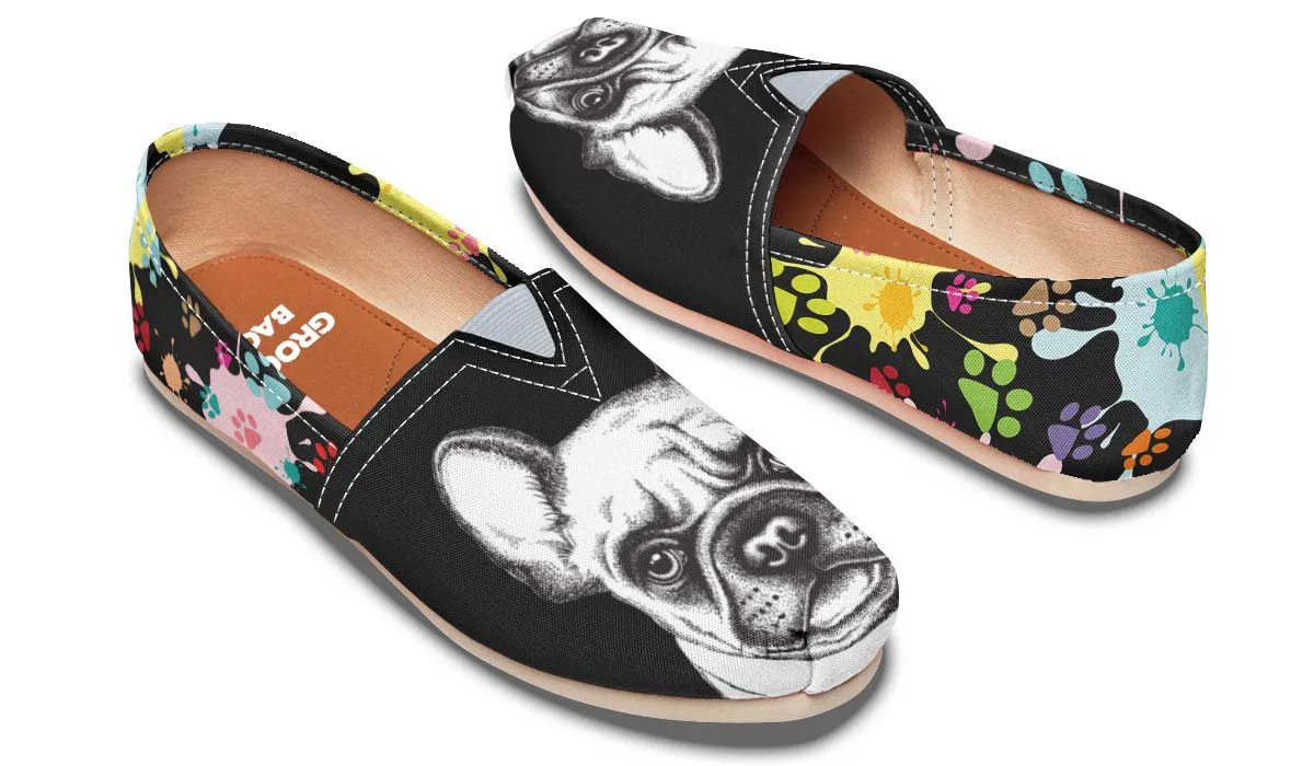 Artsy Frenchie Casual Shoes