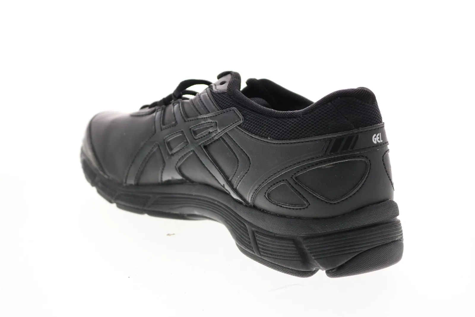 Asics GEL-Quickwalk Q422Y Mens Black Synthetic Lace Up Athletic Walking Shoes