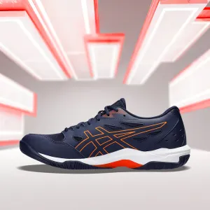 Asics Gel Rocket 11 Badminton Shoes (Peacoat/ Shocking Orange)