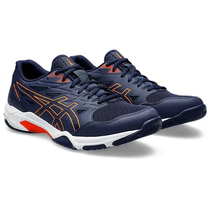 Asics Gel Rocket 11 Badminton Shoes (Peacoat/ Shocking Orange)