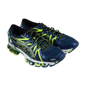 Asics Gel Sendai 3 T643N-5190 Mens Blue Mesh Lace Up Athletic Running Shoes