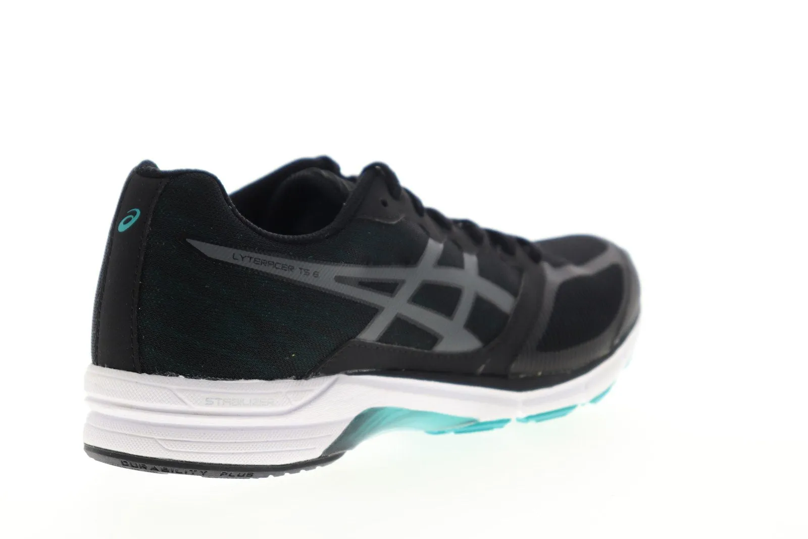 Asics Lyteracer TS 6 TJL434-9097 Mens Black Mesh Low Top Athletic Running Shoes