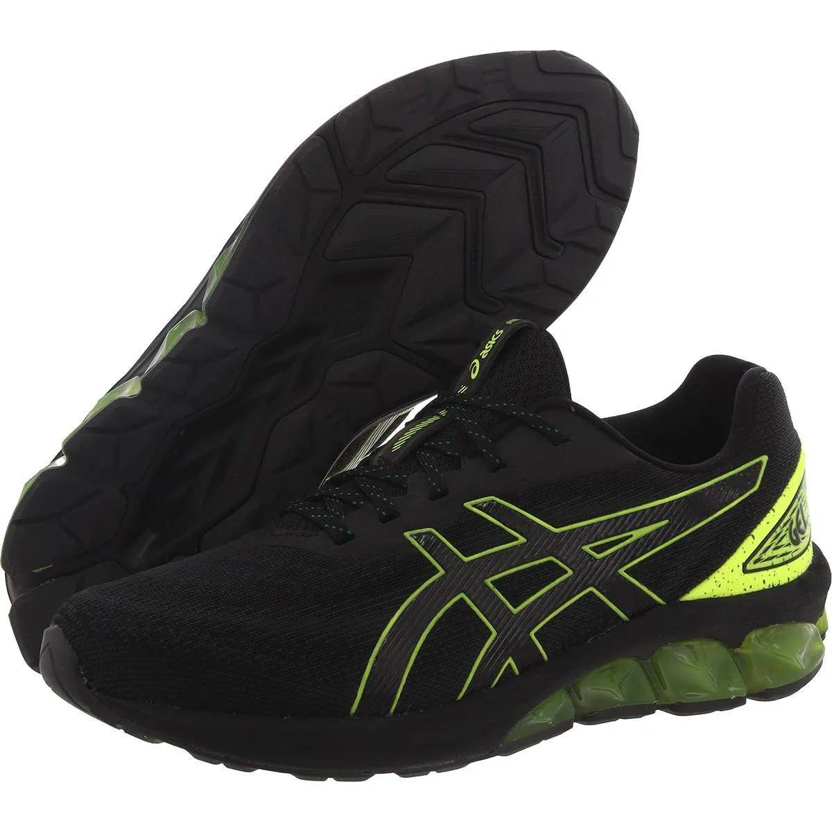 Asics Mens GEL-Quantum 180 VII Lace-Up Padded Insole Running & Training Shoes