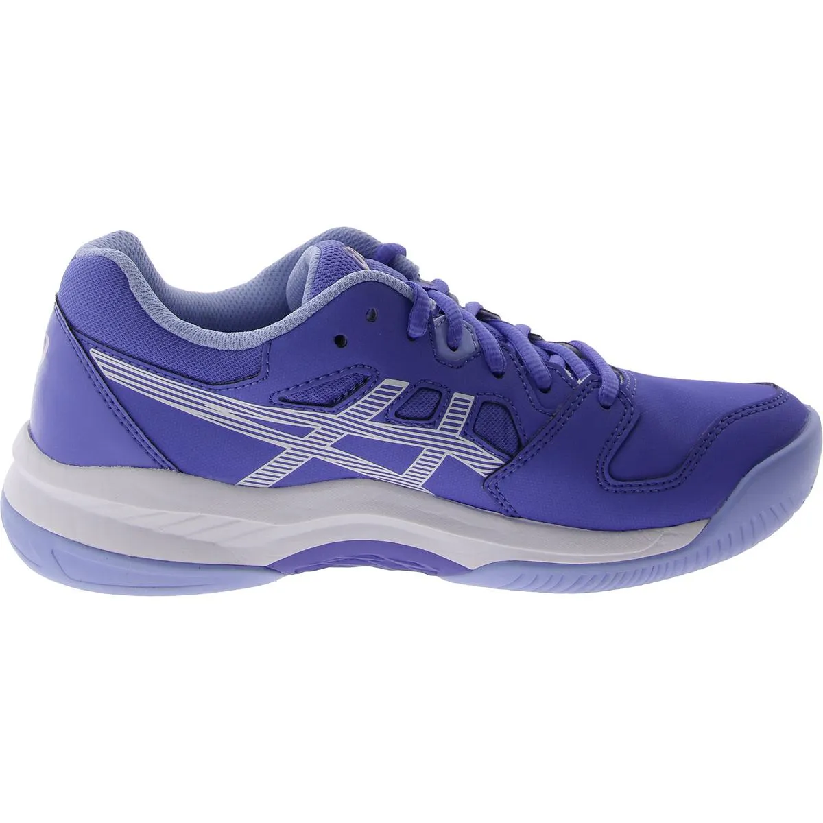 Asics Womens Faux Leather Lace Up Running & Training Shoes