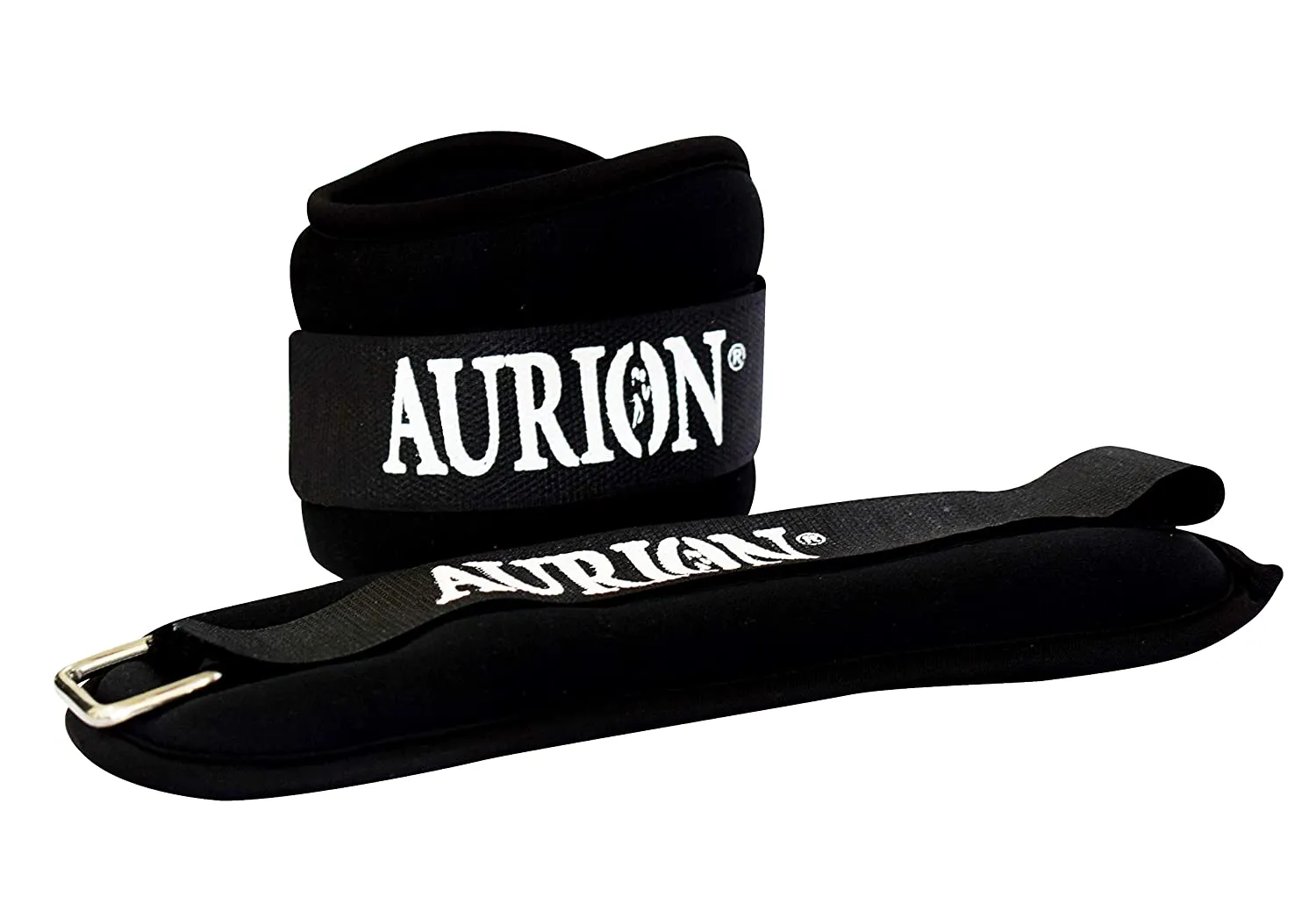 Aurion Neoprene Wrist/Ankle Weights Pro Quality Adjustable Leg Weights on Ankles/Wirst for Walking   Running Or Hands for Strength Training Exercise for Men and Women (0.5kg each)