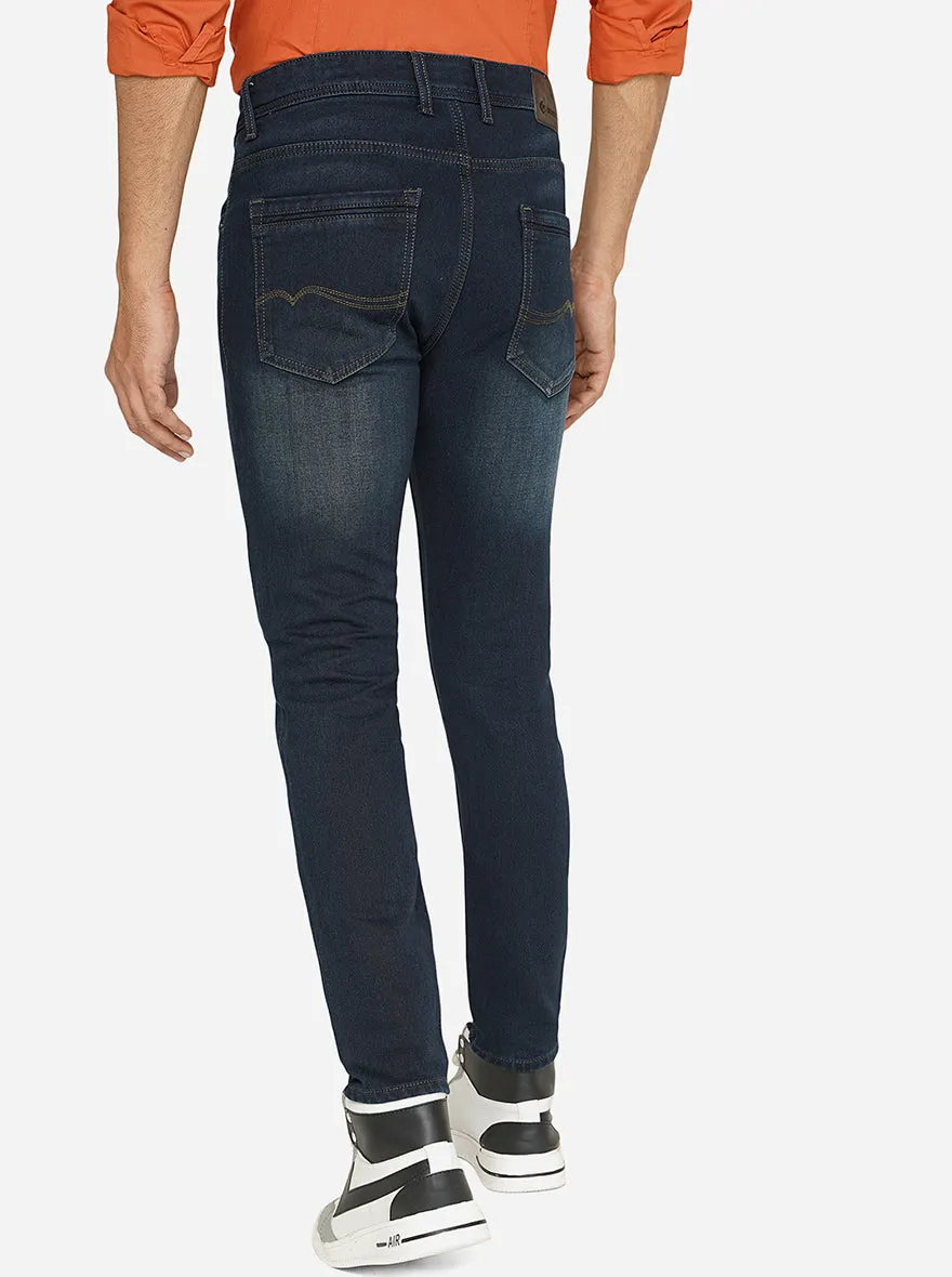 Blue Washed Urban Fit Jeans | Greenfibre