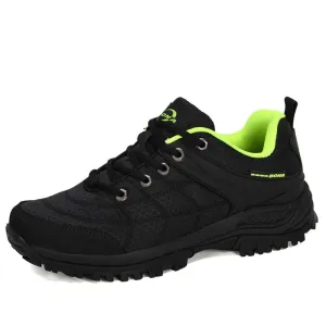 BONA Nubuck Leather & Mesh Hiking Shoes for Men