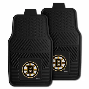 Boston Bruins Heavy Duty Car Mat Set - 2 Pieces