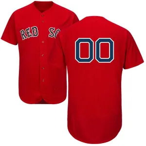 Boston Red Sox Customizable Baseball Jersey - 4 Styles Available