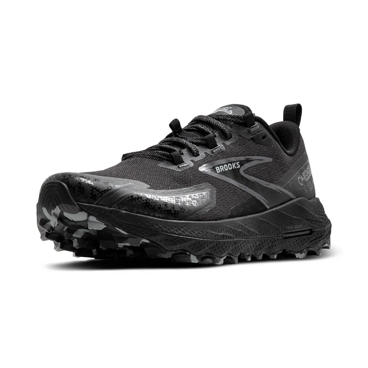 Brooks Cascadia 18 Mens | Black/blackened Pearl/grey