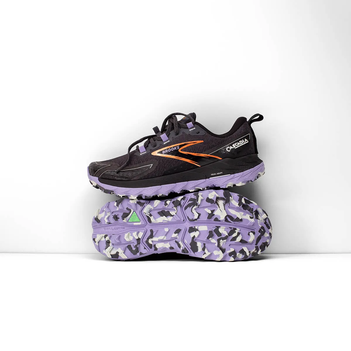 Brooks Cascadia 18 Womens | Ebony/sweet Lavender/copper