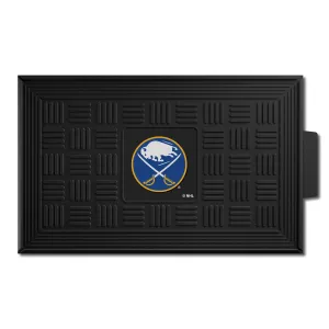 Buffalo Sabres Heavy Duty Vinyl Medallion Door Mat - 19.5in. x 31in.