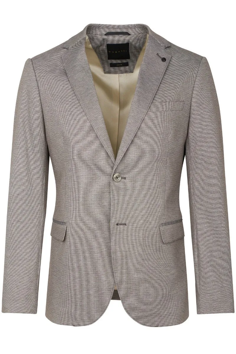 Bugatti - Slim Fit Sports Jacket, Stone