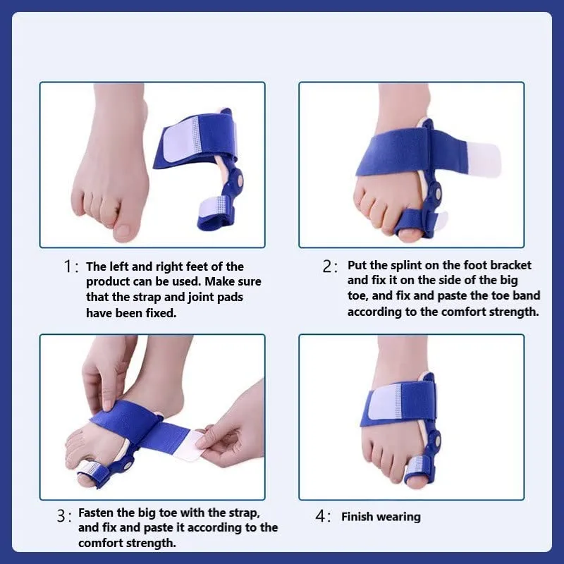 Bunion Corrector I Bunion Splint for Foot Pain Relief and Hallux Valgus I Correction, Day/Night Support