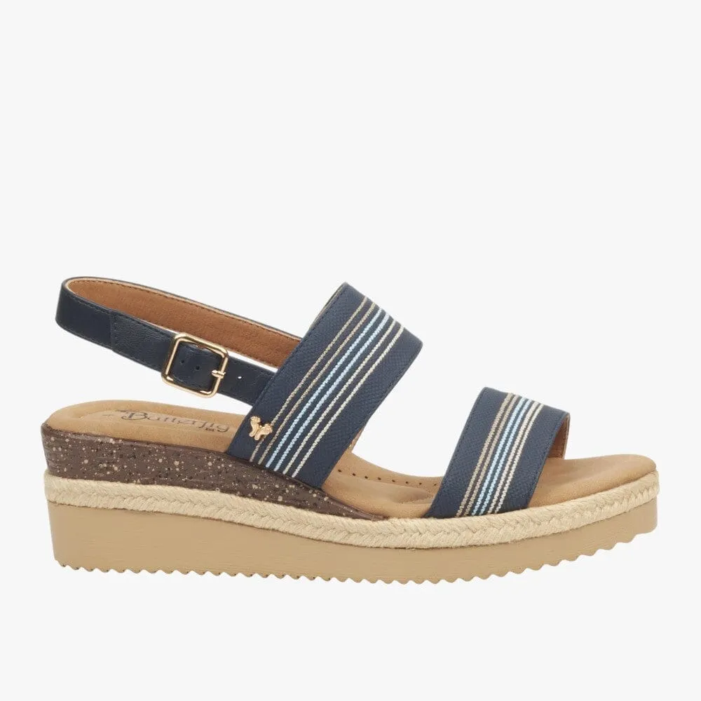 Butterfly Womens Tammy 2 Sandal Navy