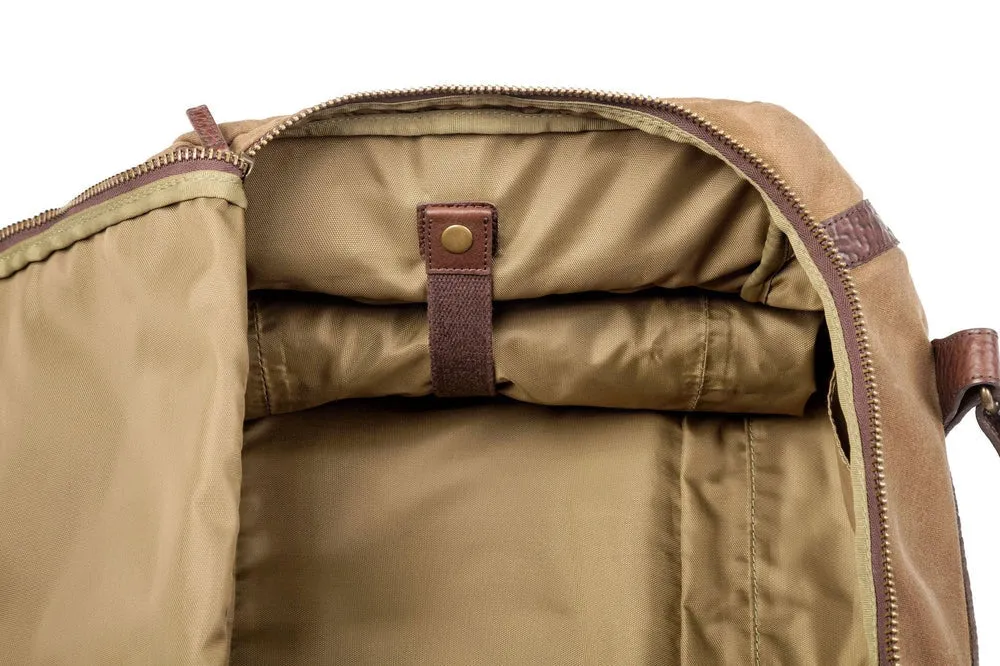 Campaign Waxed Canvas Medium Duffle Bag