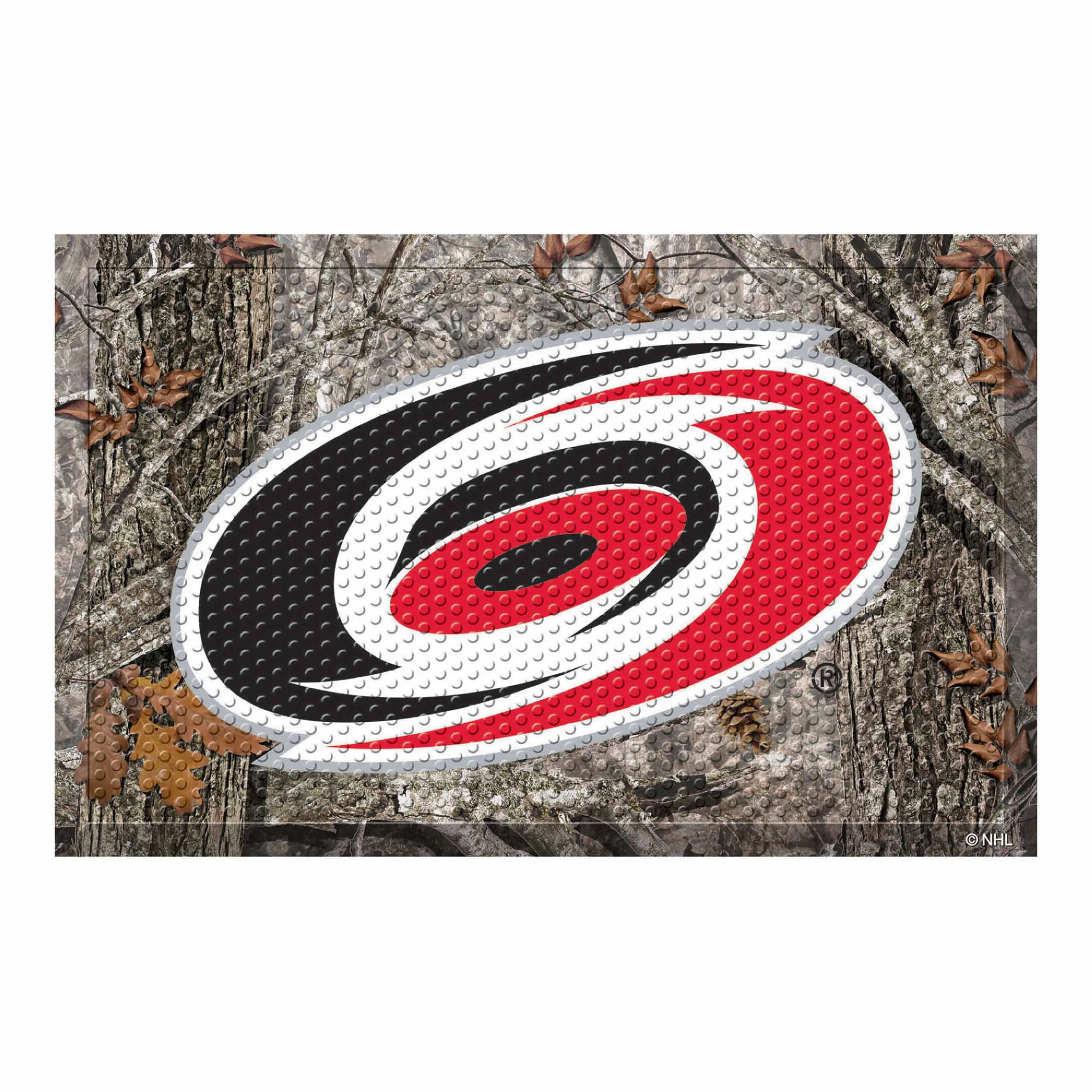 Carolina Hurricanes Rubber Scraper Door Mat Camo