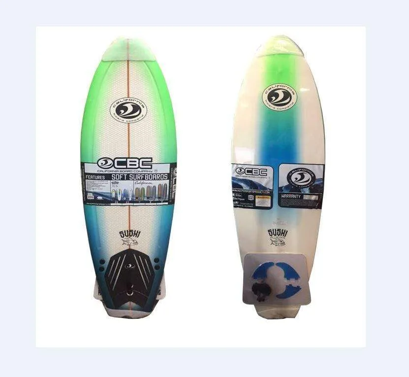 CBC 5'8" Sushi Foam Surfboard Soft Top