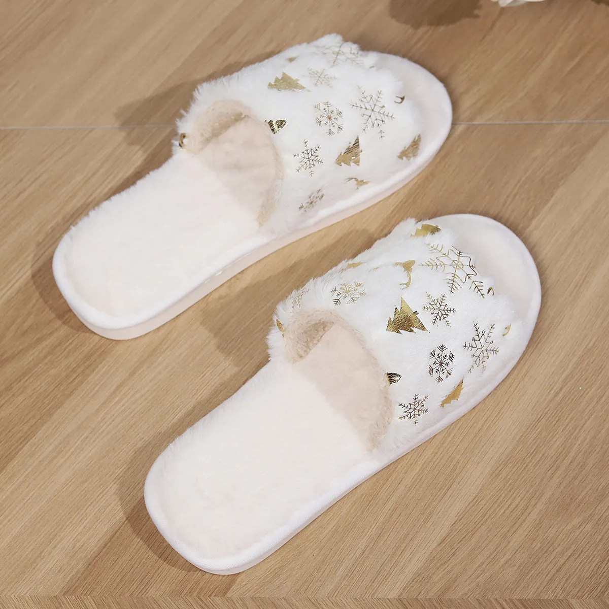 Christmas Plush Slippers