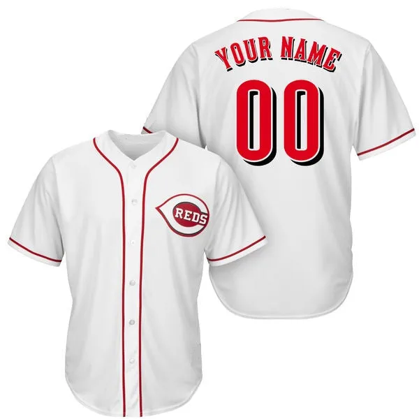 Cincinnati Reds Customizable Custom Baseball Jersey - 2 Styles Available