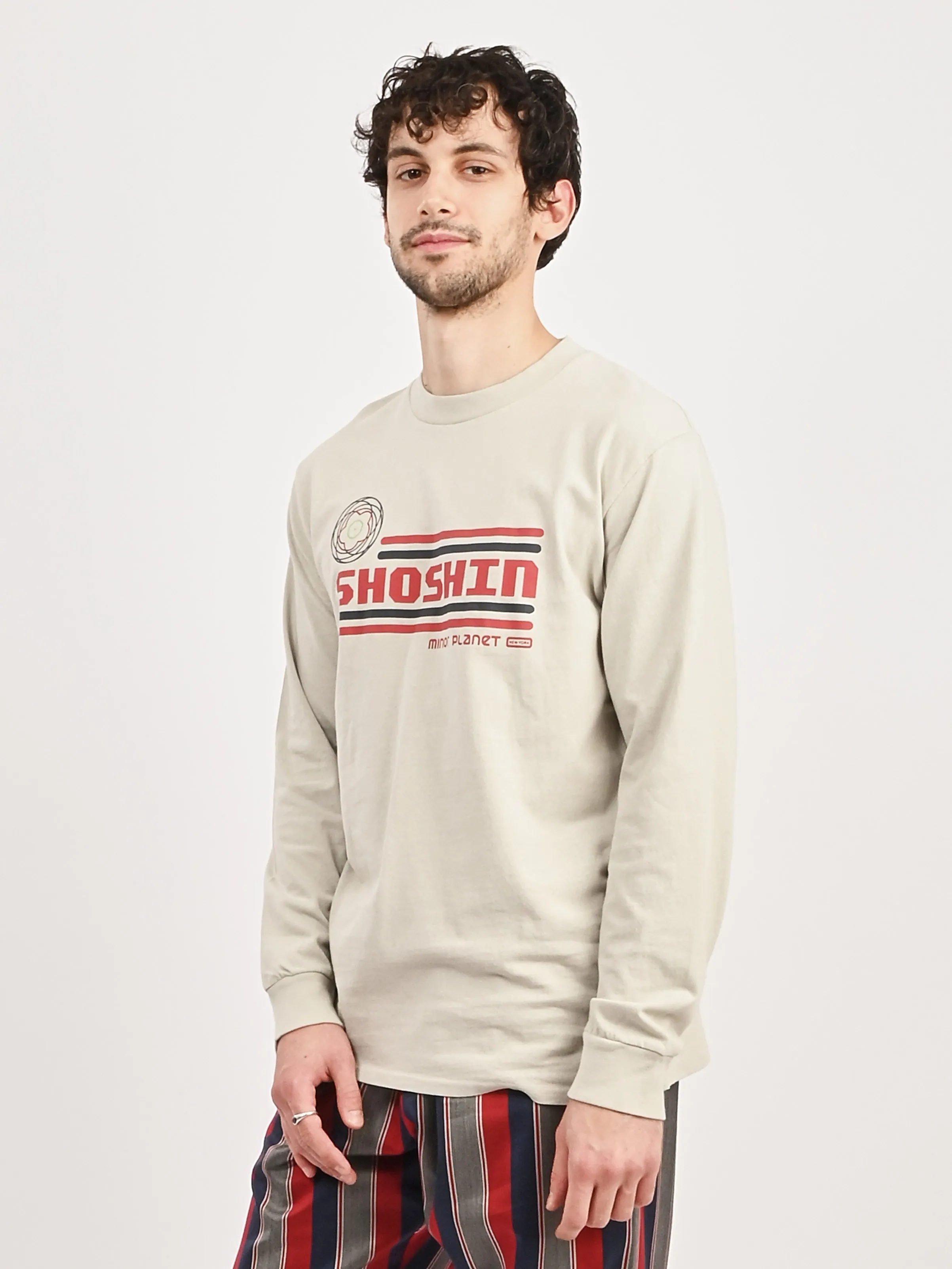 Cloud Grey Shoshin L/S Tee