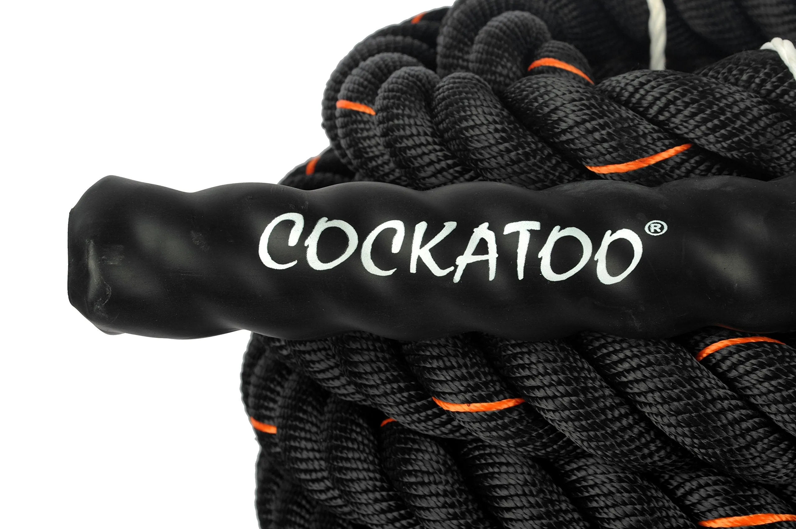 Cockatoo BR-50 Professional Use (1.5" Thick / 50 Feet(15 Mtr) & (1.5" Thick / 40 Feet(12 Mtr) Battle Rope; Exercise Rope (40 Feet)