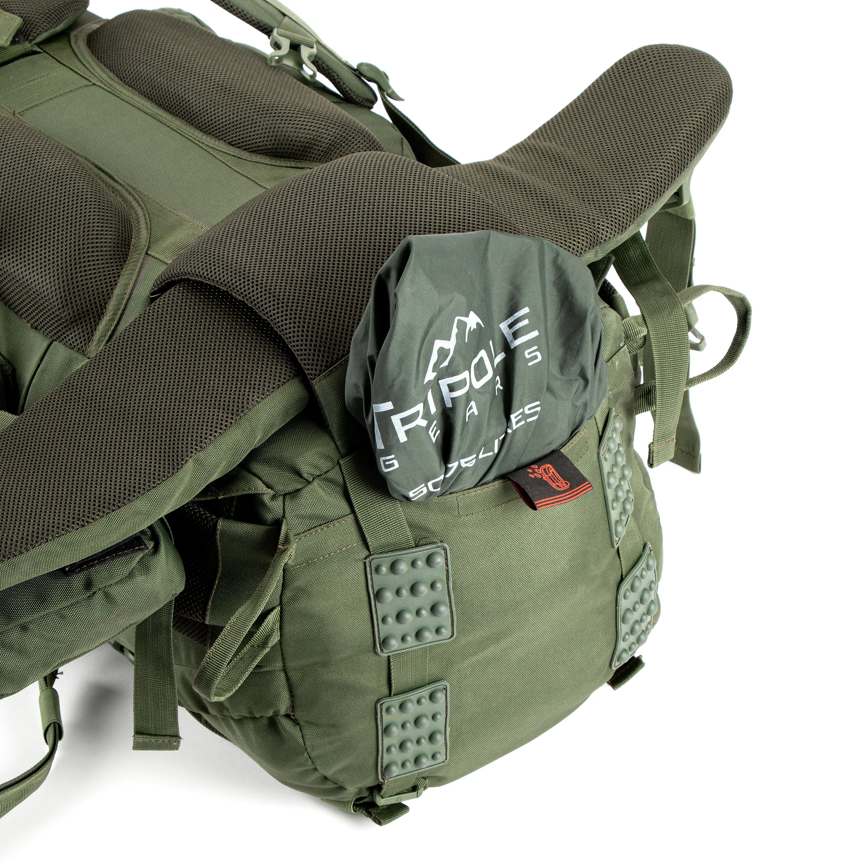 Colonel Series 80 Litre Rucksack   Detachable Day Pack & Rain Cover | Army Green