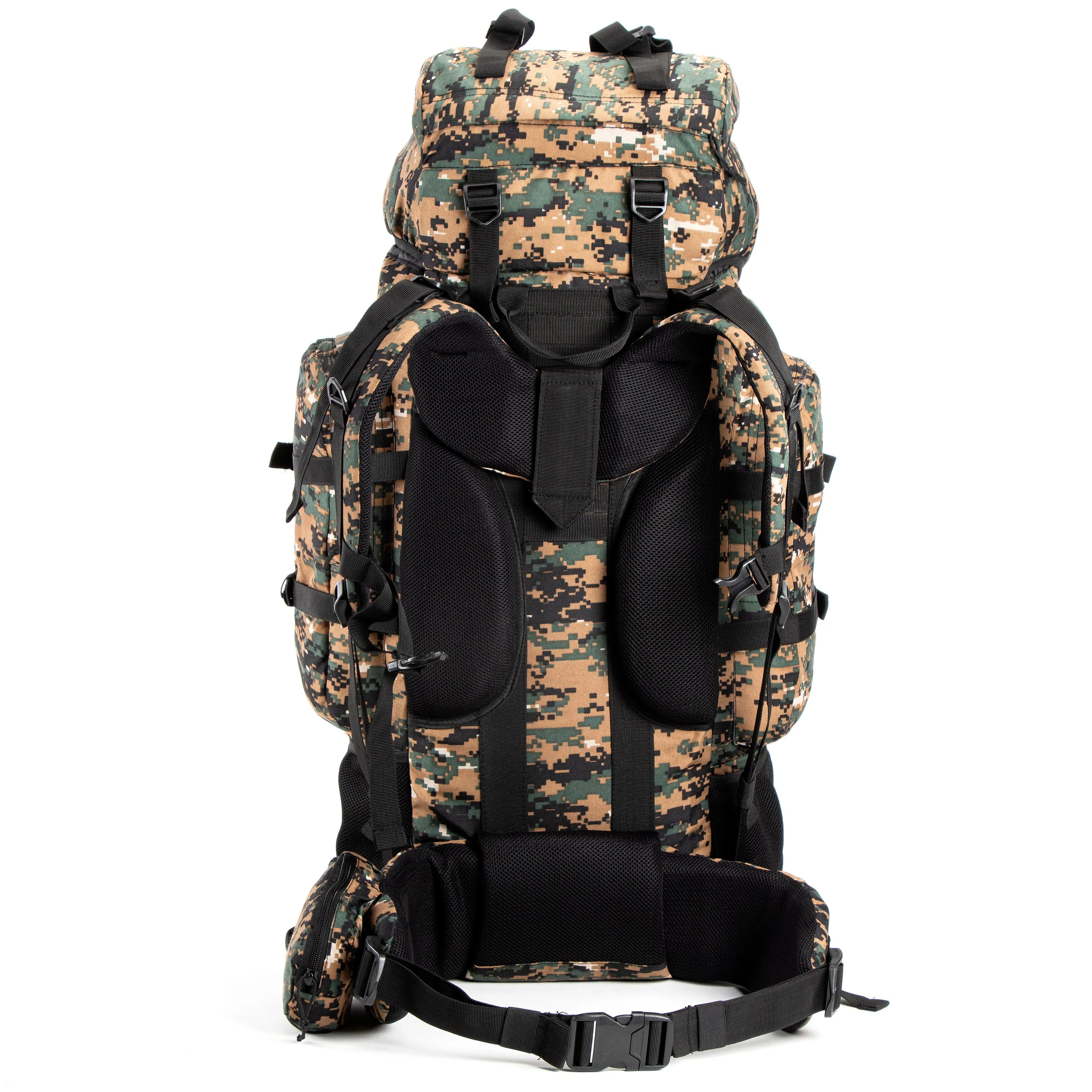 Colonel Series 85 Litre Rucksack   Detachable Day Pack & Rain Cover | Digital Camouflage