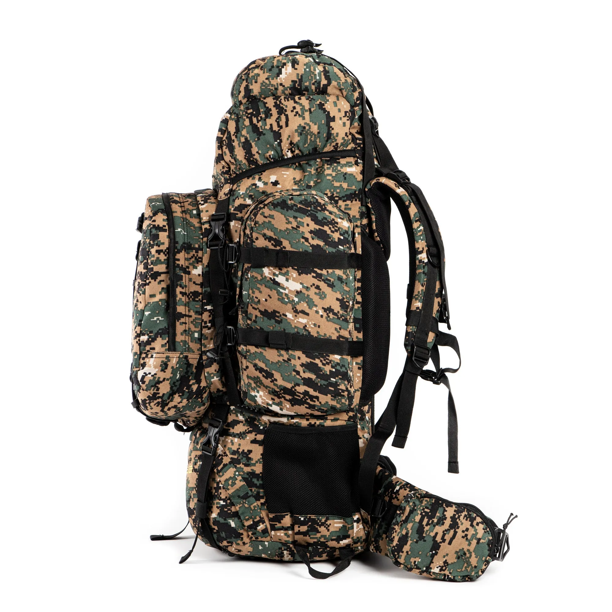 Colonel Series 85 Litre Rucksack   Detachable Day Pack & Rain Cover | Digital Camouflage