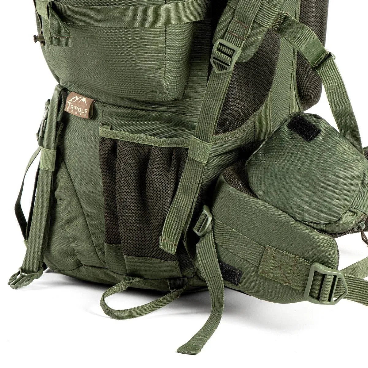 Colonel Series Rucksack   Detachable Day Pack & Rain Cover - 95 Litres - Army Green