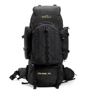 Colonel Series Rucksack   Detachable Day Pack & Rain Cover - 95 Litres  - Black