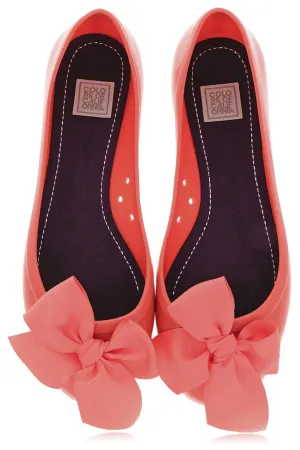 COLORS OF CALIFORNIA CHIC IN THE CITY Coral Ballerinas