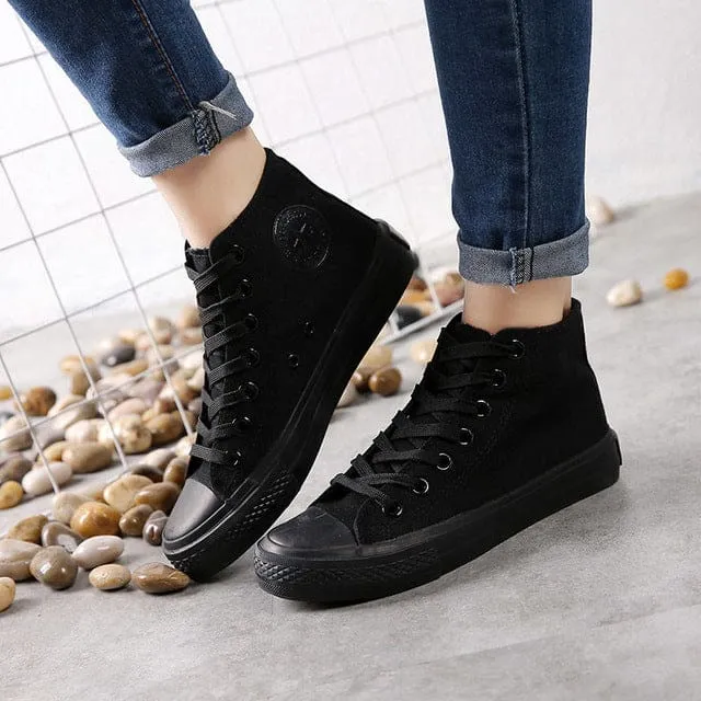 Comfort High-Top Vulcanized Walking Footwear Unisex Trend