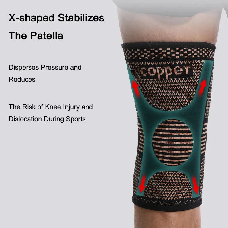 Copper Fiber Compression Sports Gear Set for Fitness & Recovery