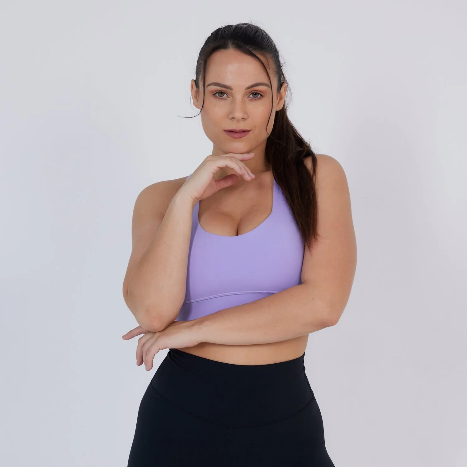 Core Bra in Purple - FINAL SALE