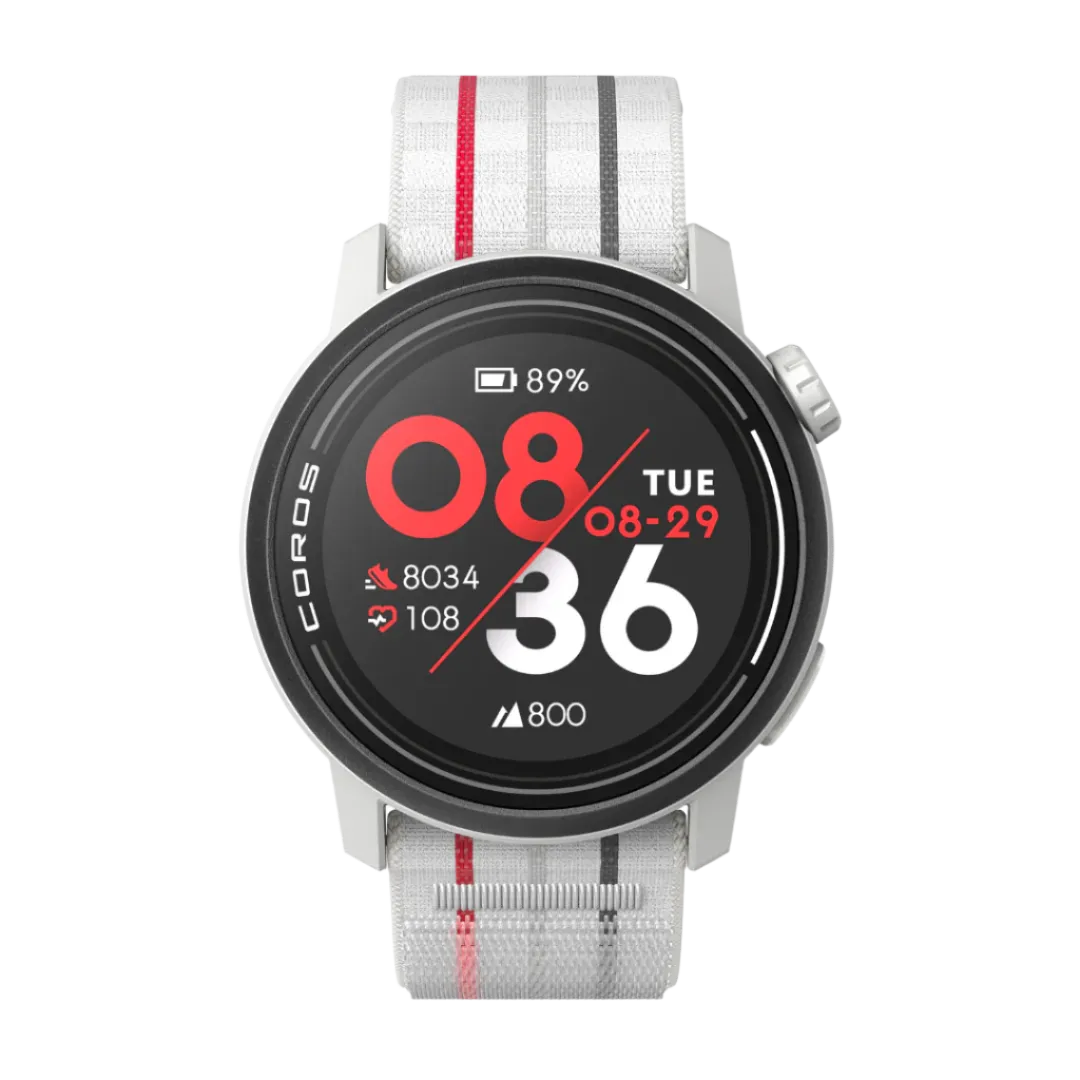 COROS - Pace 3 GPS Sport Watch - White Nylon