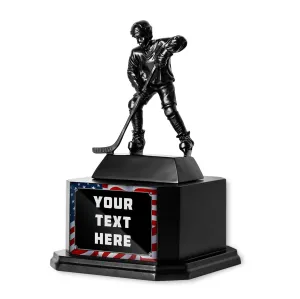 Custom Hockey Square Base Trophy