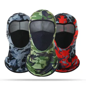 Cycling mask face protection headgear outdoor sports sunscreen camouflage