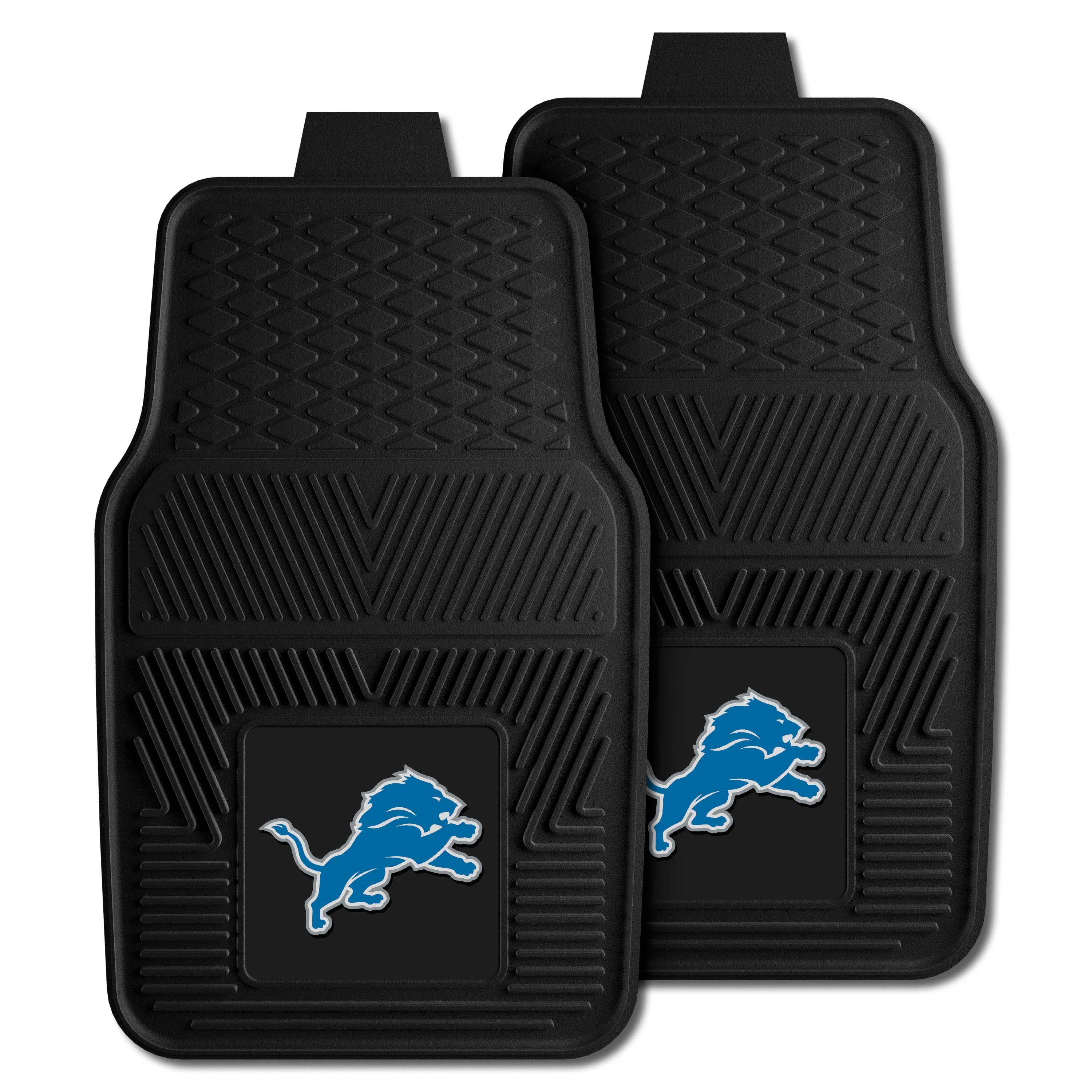 Detroit Lions Heavy Duty Car Mat Set - 2 Pieces