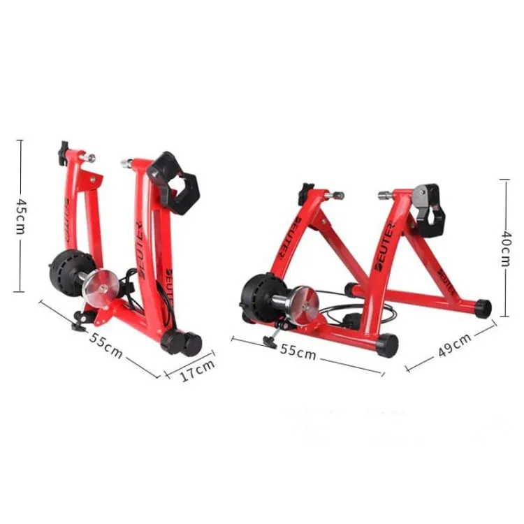 DEUTER MT-04 Bicycle Training Platform Indoor Cycling Platform Cycling Fitness Rack(Black)