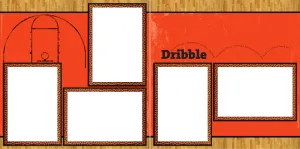 Dribble Basketball - Digital Scrapbook Pages - INSTANT DOWNLOAD