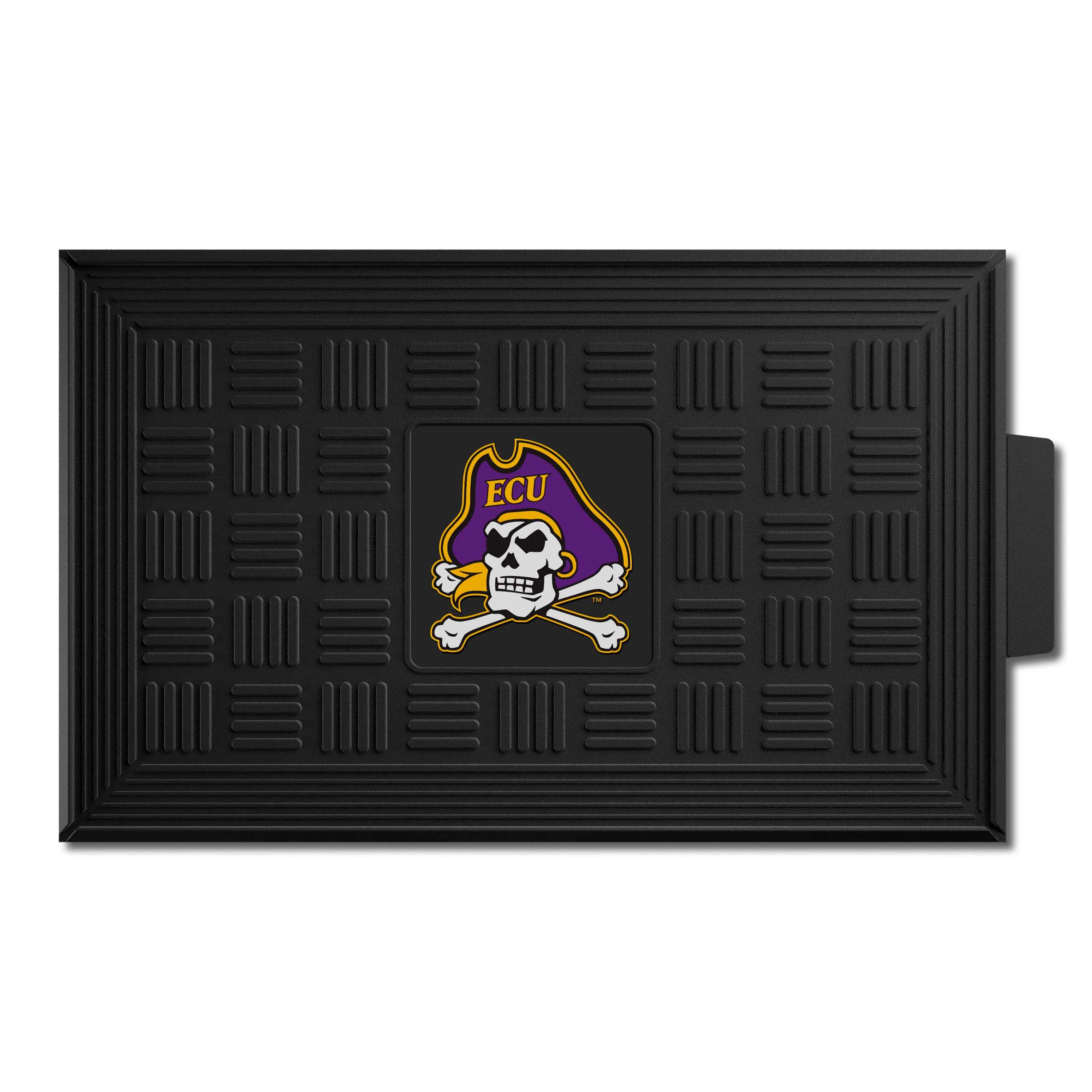 East Carolina Pirates Heavy Duty Vinyl Medallion Door Mat - 19.5in. x 31in.