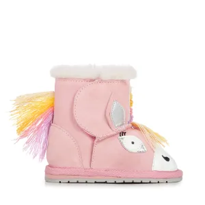 EMU MAGICAL UNICORN BOOT PALE PINK