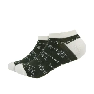 Equation Printed Ankle Socks