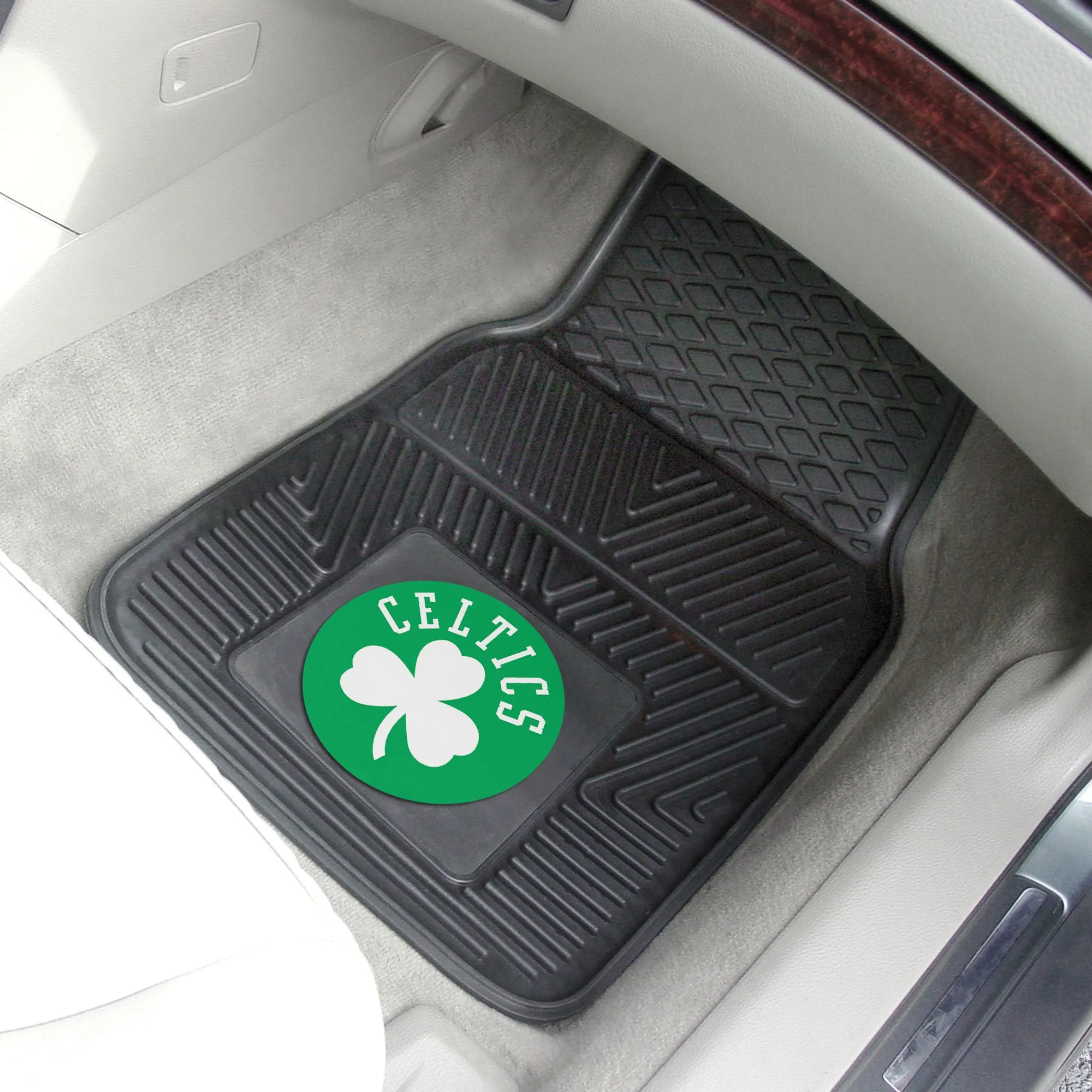 Fanmats Boston Celtics Heavy Duty Car Mat Set - 2 Pieces