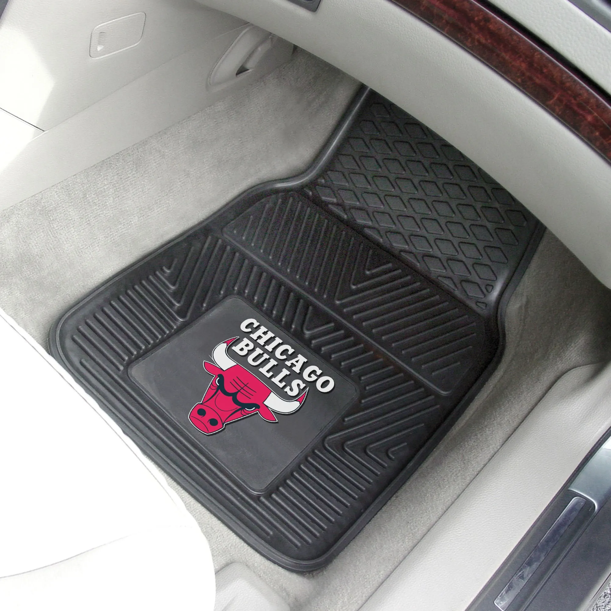 Fanmats Chicago Bulls Heavy Duty Car Mat Set - 2 Pieces